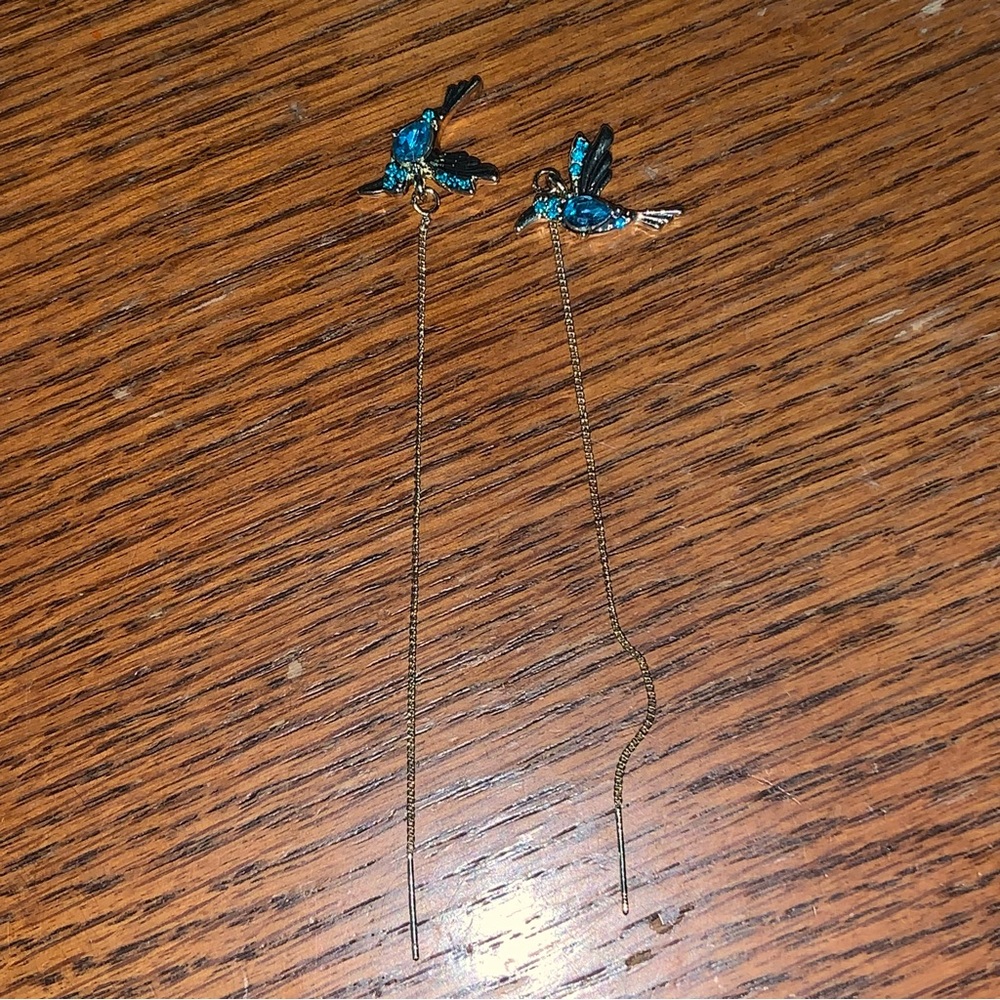 🌻 Bird strings earrings